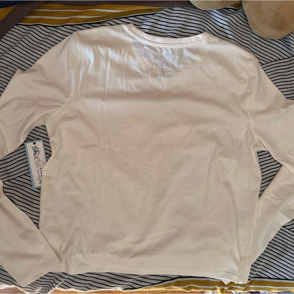 Betty Boop Y2K white long sleeve graphic top size XL - Picture 6 of 8